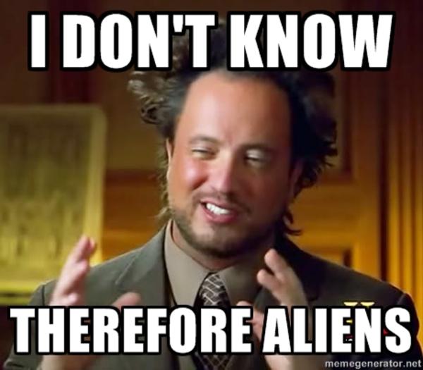 'History' channel aliens dude